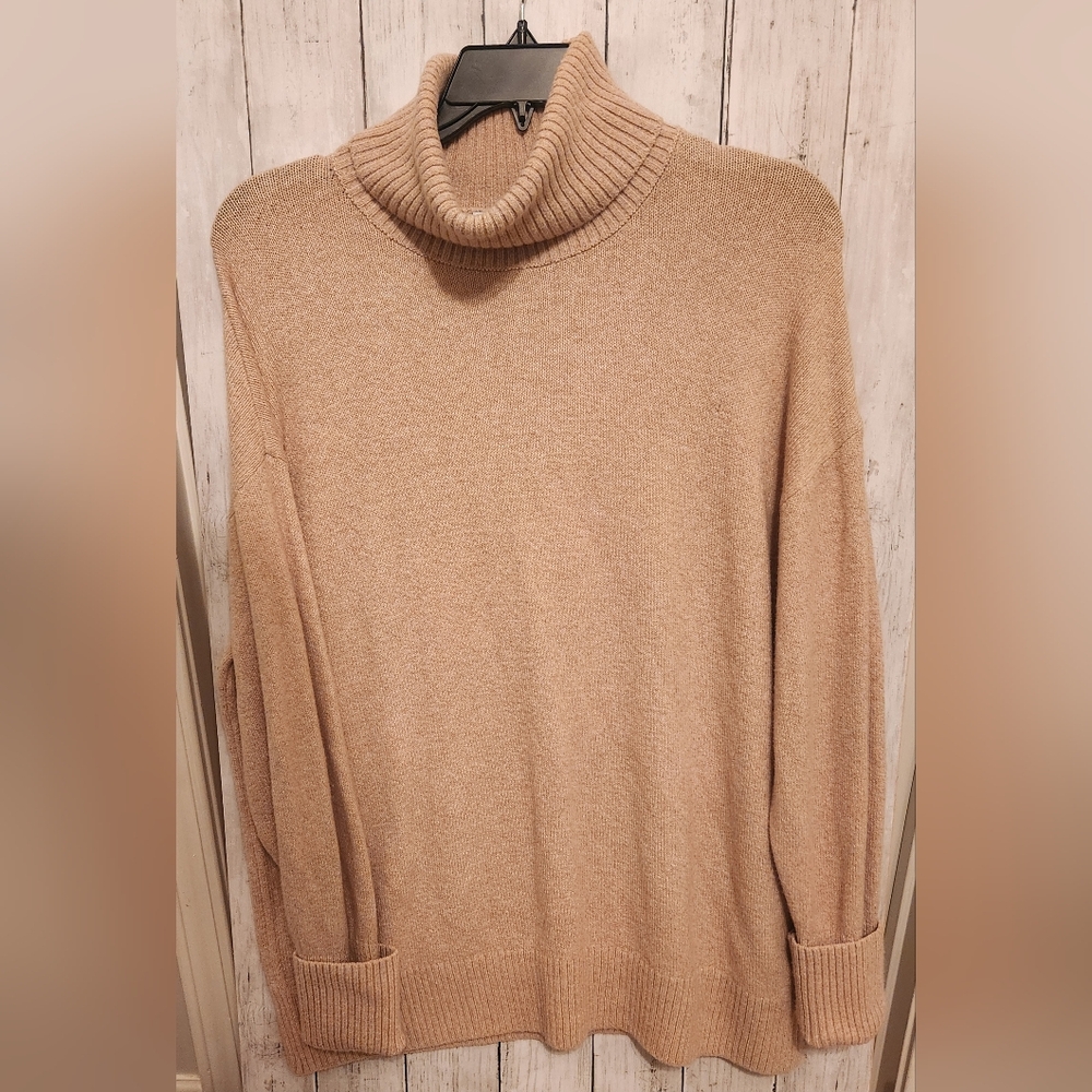 SoSoft Tan Turtleneck Sweater
